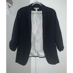 H&M Striped Blazer